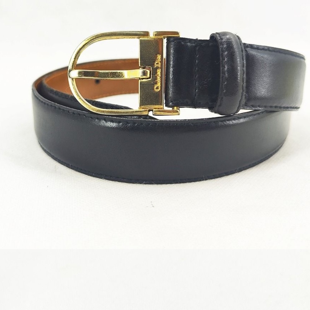 Christian Dior vintage, split leather belt